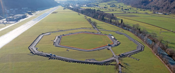 Bild Baustellenbesichtigung, Festgelände ESAF Mollis