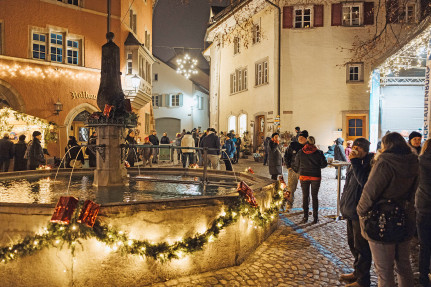 weihnachtliche Kulisse