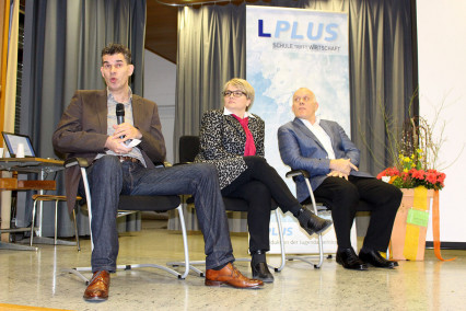 Interessantes Podiumsgespräch: Stefan Haas (von links), Franziska Bircher, Urs Wyss.